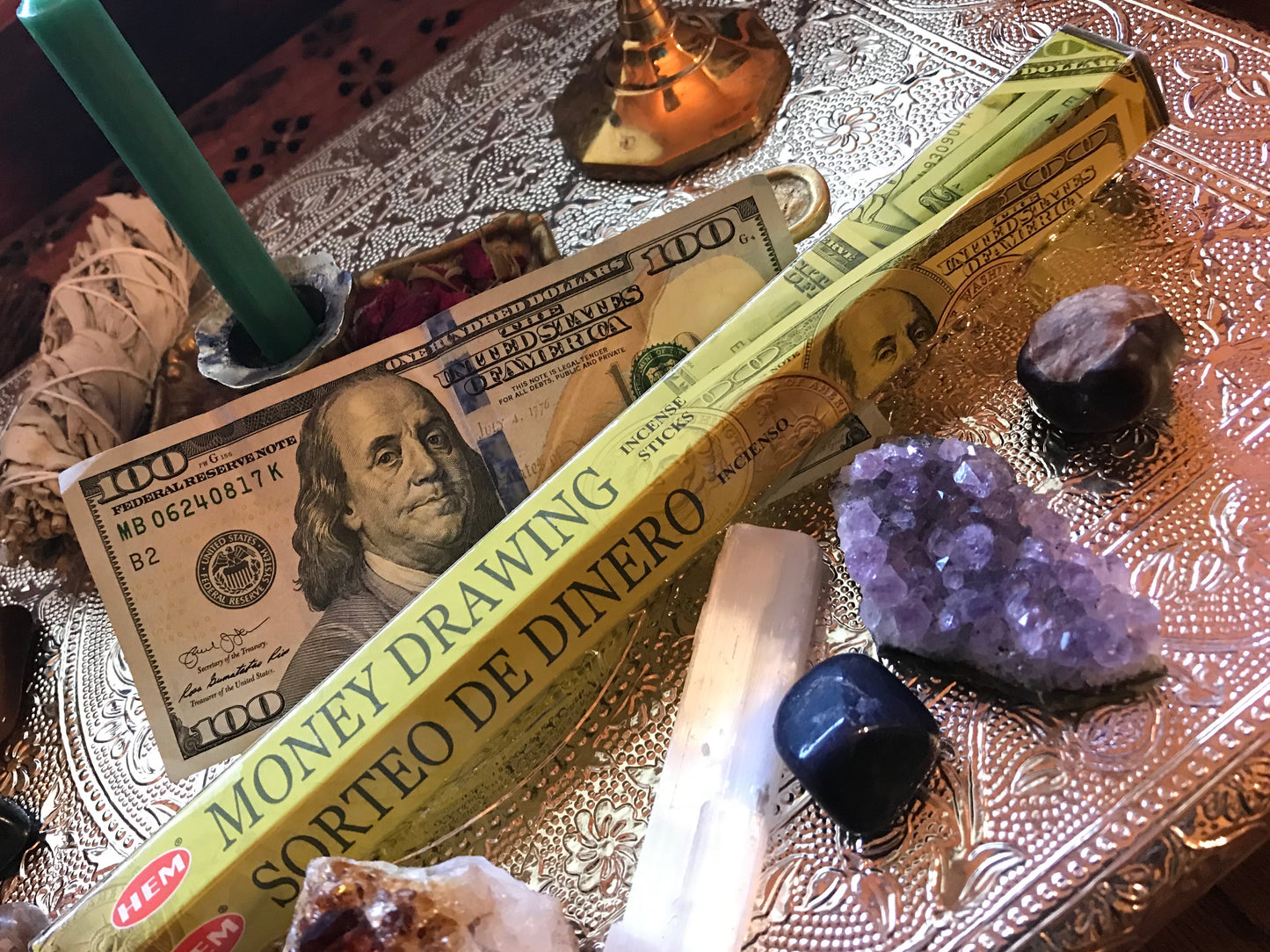 Money Drawing Incense - Queen Bey Health 